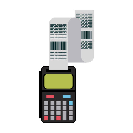 Dataphone with bill vector illustration graphic designのイラスト素材