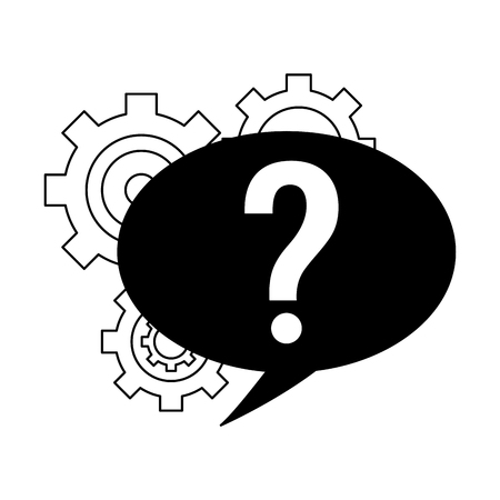 Chat Support service symbol vector illustration graphic designのイラスト素材