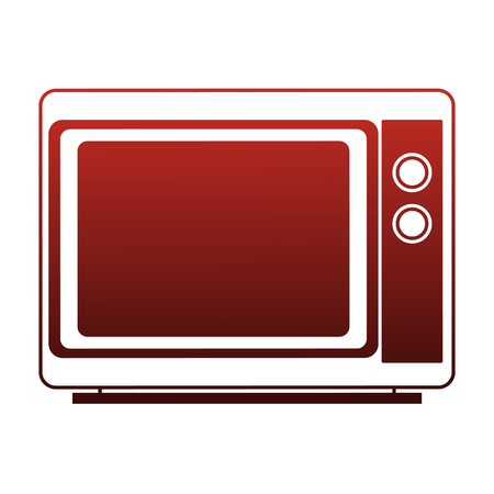 Old tv cartoon vector illustration graphic designのイラスト素材