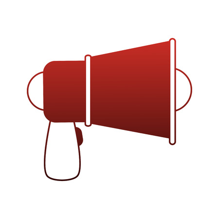 Bullhorn advertising symbol vector illustration graphic designのイラスト素材