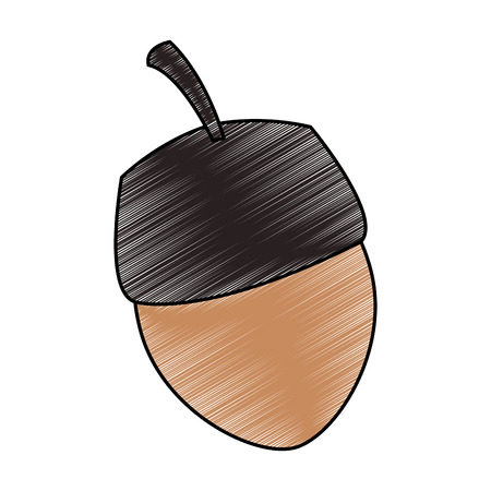 Nut food symbol vector illustration graphic designのイラスト素材