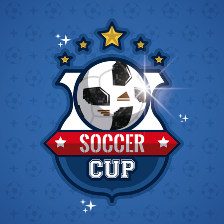Soccer cup vector illustration graphic design.のイラスト素材
