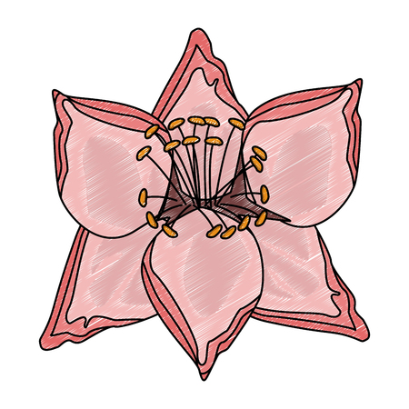 Beautiful flower iconのイラスト素材