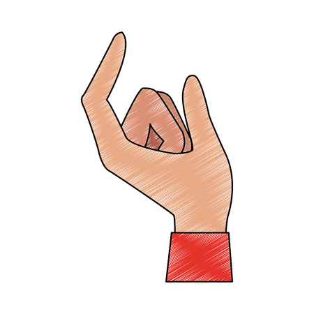 Hand holding something vector illustration graphic designのイラスト素材