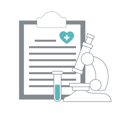 Medical symbols and supplies vector illustration graphic designのイラスト素材