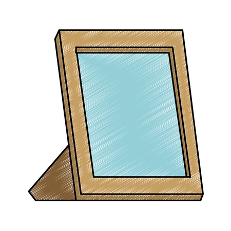 Empty portrait frame vector illustration graphic designのイラスト素材