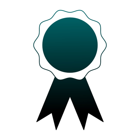Award ribbon symbol vector illustration graphic designのイラスト素材