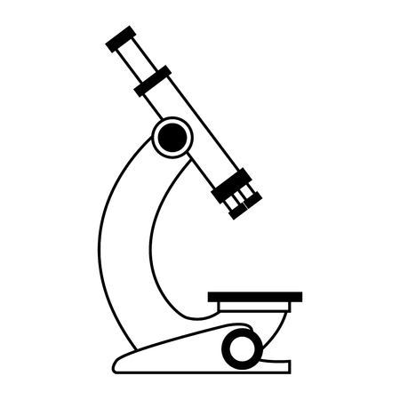 Microscope scientific tool vector illustration graphic designのイラスト素材