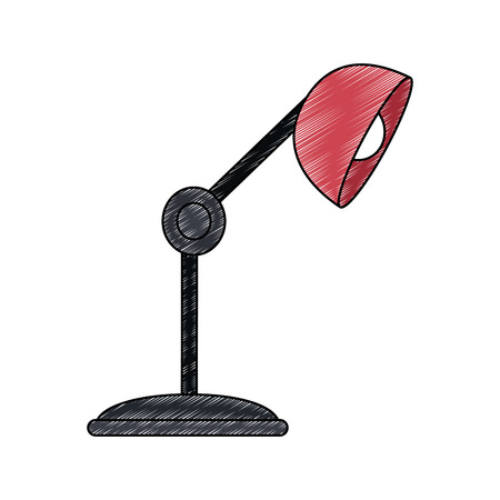 Desk light lamp vector illustration graphic designのイラスト素材
