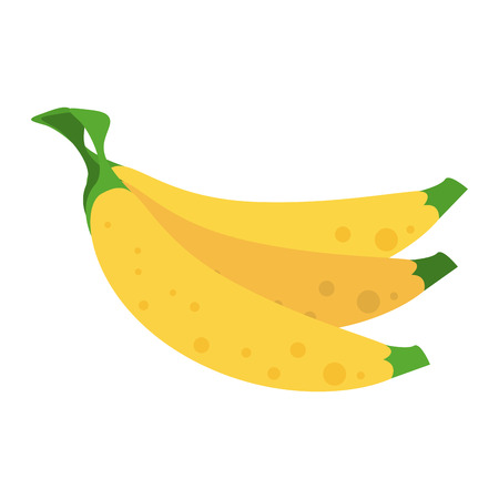Bananas fruit isolated vector illustration graphic designのイラスト素材