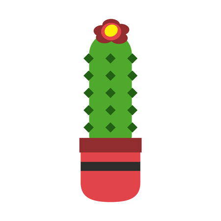 Cactus in pot vector illustration graphic designのイラスト素材