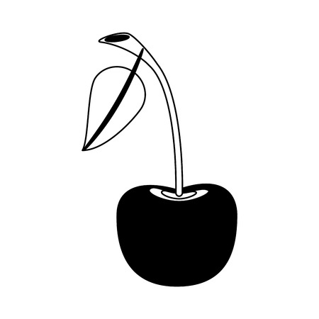 Cherry fruit isolated vector illustration graphic designのイラスト素材