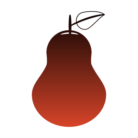 Pear delicious fruit vector illustration graphic designのイラスト素材