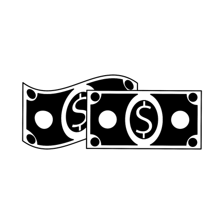 Money billets isolated vector illustration graphic designのイラスト素材