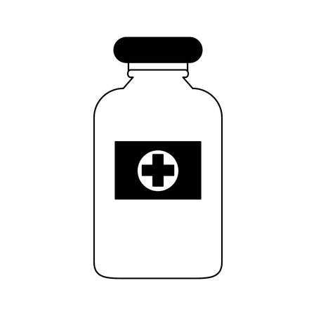 Medicine bottle isolated vector illustration graphic designのイラスト素材