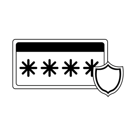 Password security system vector illustration graphic designのイラスト素材