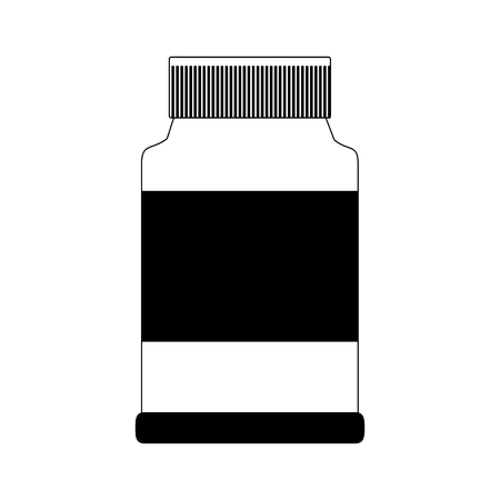 Pills in bottle vector illustration graphic designのイラスト素材