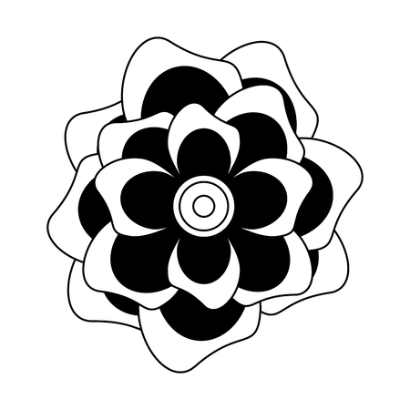 Beautiful flowers isolated vector illustration graphic designのイラスト素材