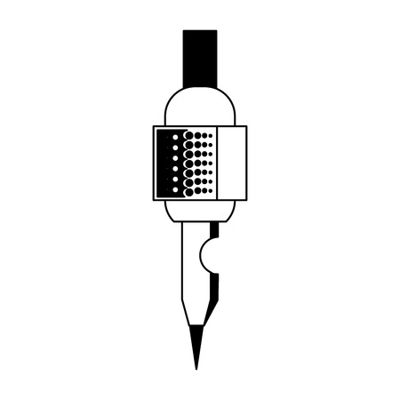 Tattoo machine isolated vector illustration graphic designのイラスト素材