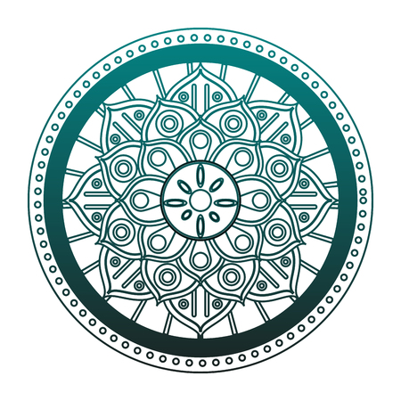 Mandala indian emblem vector illustration graphic designのイラスト素材