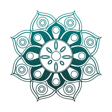 Mandala indian emblem vector illustration graphic designのイラスト素材