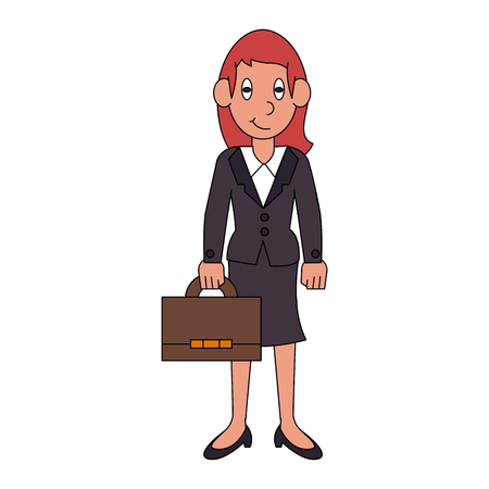 Business executive woman vector illustration graphic designのイラスト素材