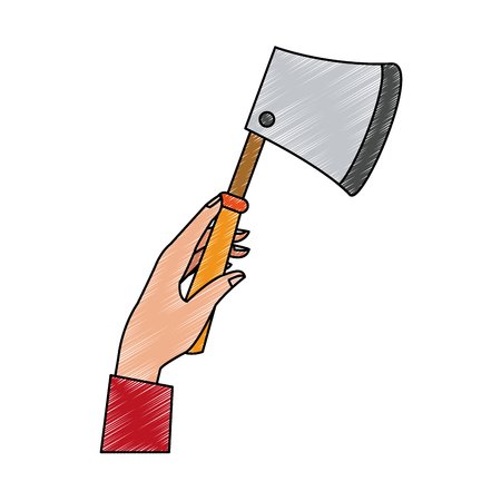 Axe construction tool vector illustration graphic designのイラスト素材