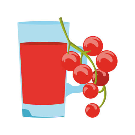 Grape juice cup vector illustration graphic designのイラスト素材