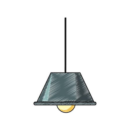 Roof light lamp isolated vector illustration graphic designのイラスト素材