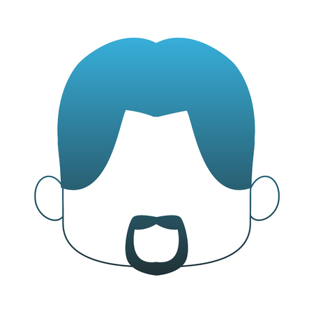 Cute midget man  with beard vector illustration graphic designのイラスト素材