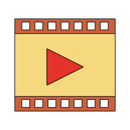 Video player symbol vector illustration graphic designのイラスト素材