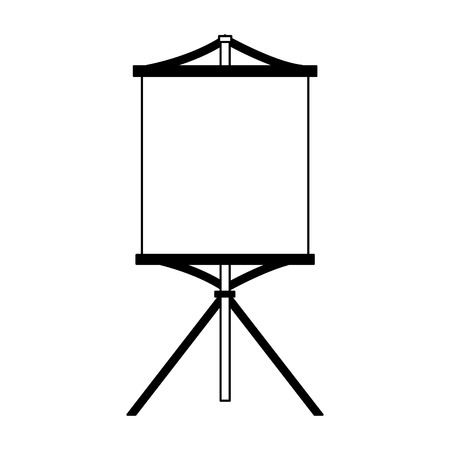 Blank whiteboard isolated vector illustration graphic designの写真素材
