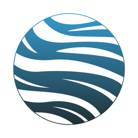 Neptune planet isolated vector illustration graphic designのイラスト素材