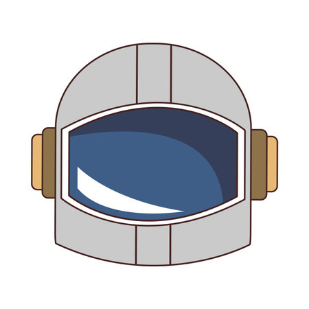 Astronaut helmet isolated vector illustration graphic designのイラスト素材