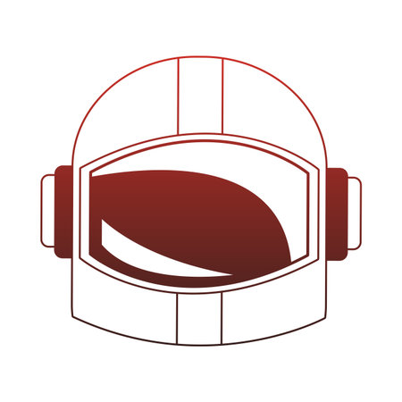Astronaut helmet isolated vector illustration graphic designのイラスト素材