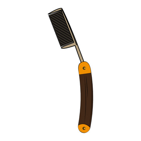 Vintage beard razor vector illustration graphic designのイラスト素材