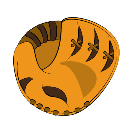 Baseball leather glove vector illustration graphic designのイラスト素材