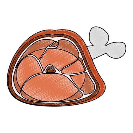 Meat steak isolated vector illustration graphic designのイラスト素材