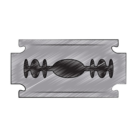 Razor blade isolated vector illustration graphic designのイラスト素材
