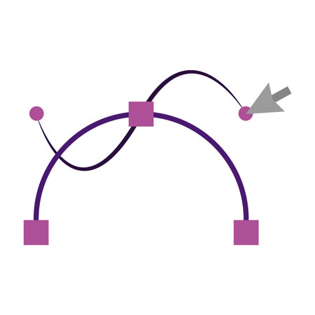 Graphic design pointer vector illustration graphic designのイラスト素材