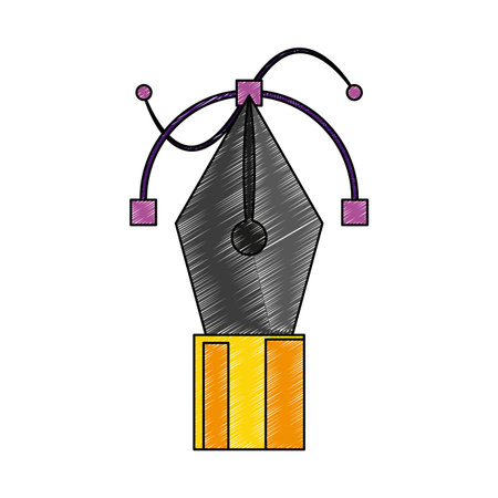 Vector fountain pen symbol vector illustration graphic designのイラスト素材