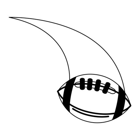 American football ball vector illustration graphic designのイラスト素材