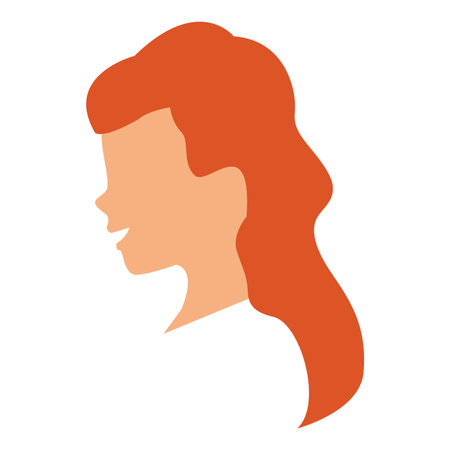 Woman faceless head vector illustration graphic design vector illustration graphic designのイラスト素材
