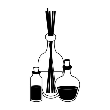 Oil bottles isolated vector illustration graphic designの写真素材