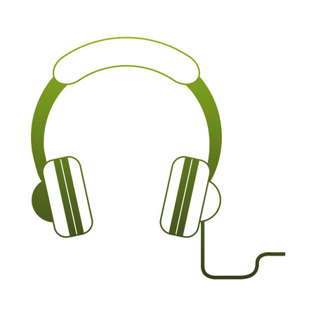 Music headphones device vector illustration graphic designのイラスト素材