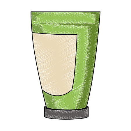 Cream bottle isolated vector illustration graphic designのイラスト素材