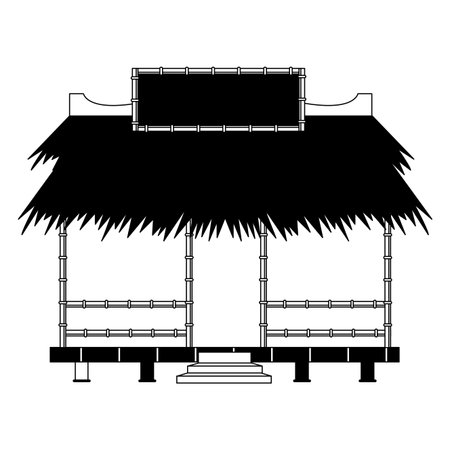 Beack kiosk stand vector illustration graphic designのイラスト素材