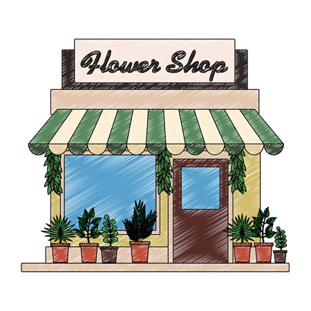 Store shop building vector illustration graphic designのイラスト素材