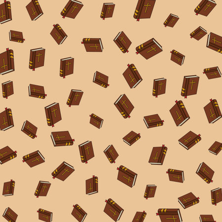Bibles pattern background elements vector illustration graphic designのイラスト素材
