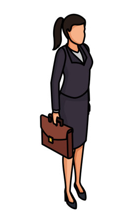 Business woman avatar vector illustration graphic design vector illustration graphic designのイラスト素材